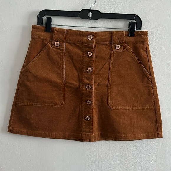 Forever 21 Corduroy Camel Skirt - Picture 1 of 3